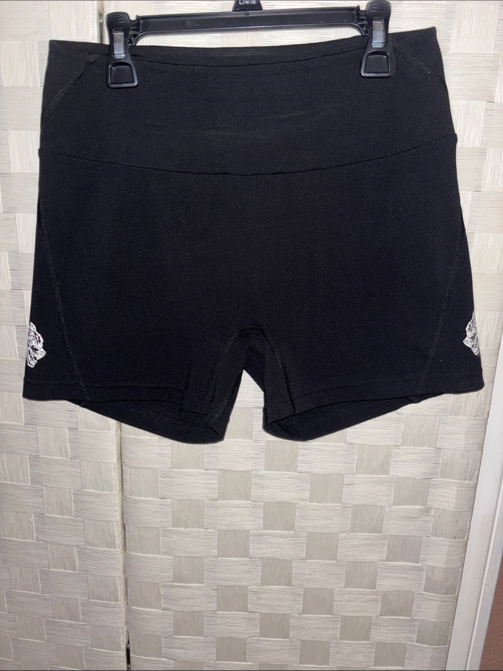 Darc Sport Black Women's Athletic Shorts with Side Logos